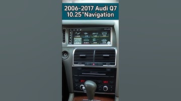 06-15 Audi Q7 upgraded with 10.25-inch stock style navigation screen #audi #carnavigation #aduiq7