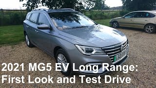 Reupload - 2021 MG5 EV Long Range: First Look And Test Drive at Gridserve - Lloyd Vehicle Consulting