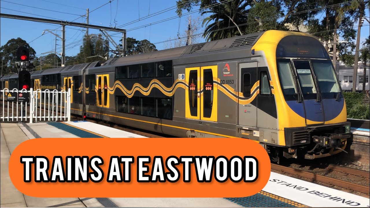 Sydney trains vlog 6 Morning peak trains at Eastwood part 4 YouTube