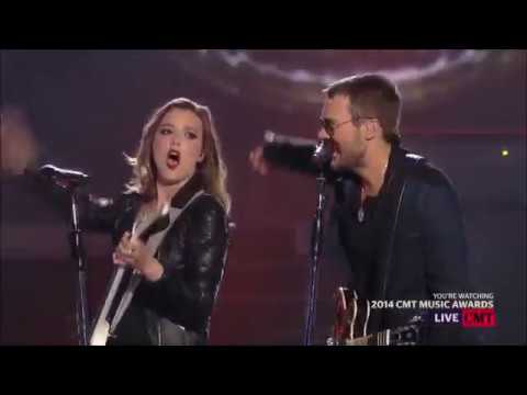 Eric Church - That's Damn Rock n Roll ft Lzzy Hale CMA 2014 (FIxed Audio)