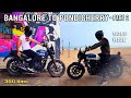 Bangalore to pondicherry on hunter 350  ep02  tyre puncture 