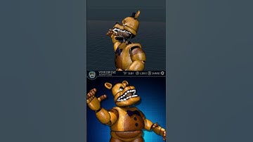 FNAF AR - Springlock Fredbear | Behind the scenes | Animation reel #fnaf