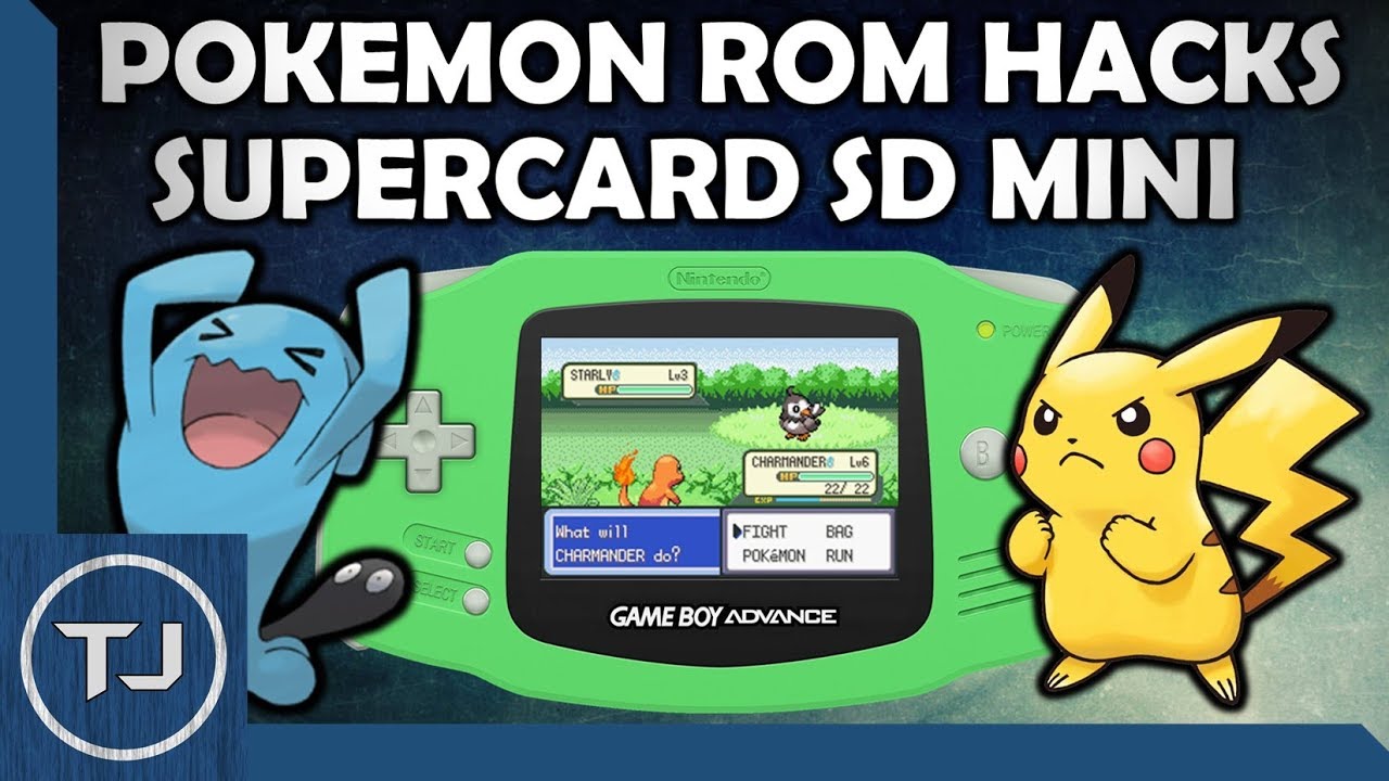 Pokemon Hacks On GBA Using SuperCard SD Mini YouTube Pokemon Hacks On GBA Using SuperCard SD Mini YouTube