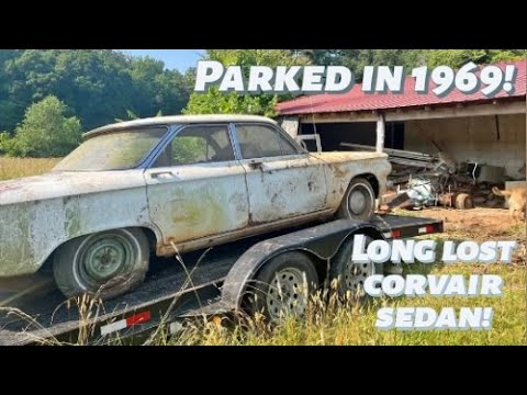 Recovering a 1961 Chevy Corvair thats been parked for 54 years!