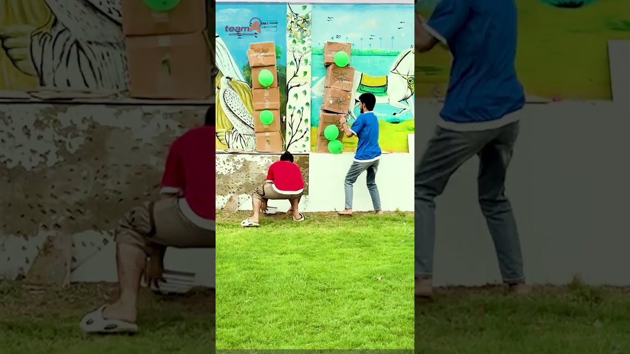 Darts Balloon Pop Racing Is AWESOME Teamaentertainment Outdoorchallenge Shorts
