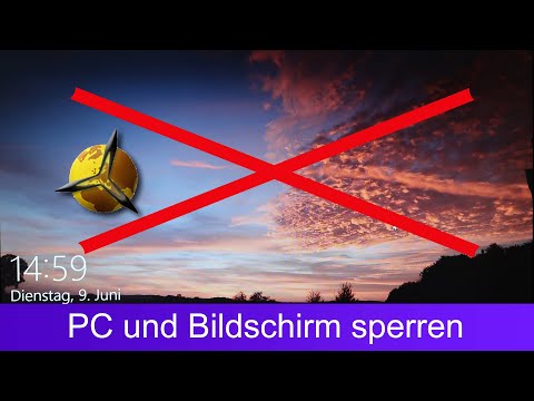 Windows 10 PC & Bildschirm schnell sperren