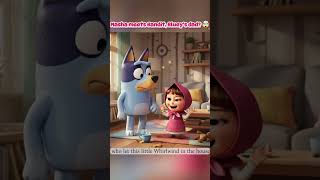 What Happens When Masha Meets Bandit, Blueys Dad?