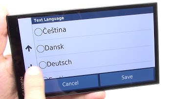 How to change language of GPS navigation Garmin DriveSmart
