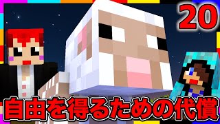 【マイクラ】制約と誓約､羊が自由の為に差し出すものは？【あかがみんクラフトGO/赤髪のとも/マインクラフト】#20