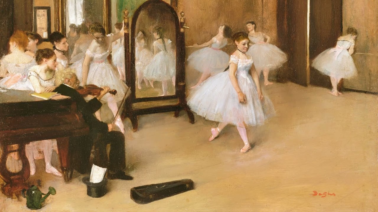 2 Hours With Degas - Dancing Class on Your Wall