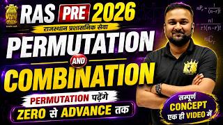 RAS Pre 2026 Maths – Permutation & Combination | Class-04 | New Pattern Questions