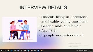 I, Citizen CW2 / Illiteracy of students in maintaining a healthy diet in dormitories