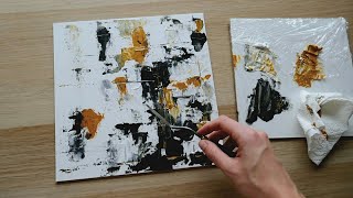 Palette Knife painting techniques for Beginners / Acrylic abstract Painting / How to paint / Texture