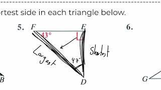 Largest Side and Biggest Angle