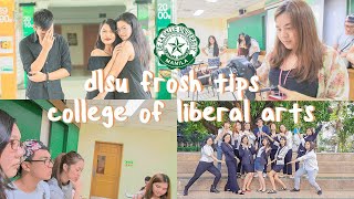 dlsu frosh tips // college of liberal arts