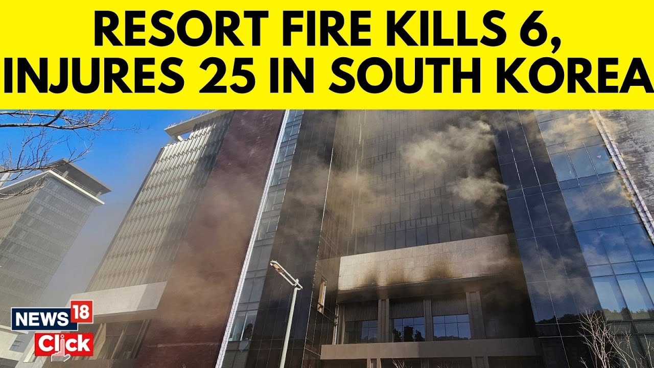 6 People Died After A Fire Engulfed A Resort Construction Site In Busan ...