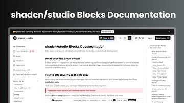 Getting Started with Shadcn Studio Blocks. ⚡️