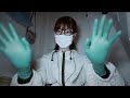 [ASMR] ウィンドブレーカーを着てマッサージ / 手術用ゴム手袋 / Surgical rubber gloves