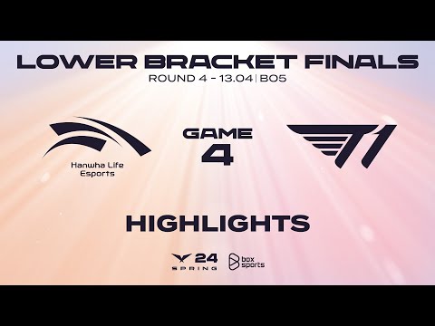Highlights HLE vs T1 - Game 4 | Chung Kết Nhánh Thua | LCK Mùa Xuân 2024 [13.04.2024]