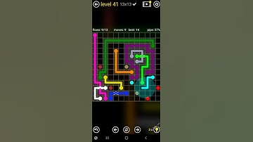 How To Solve Flow Free Bridges 13x13 Mania Pack Level 41 Board Walk Through Solution Walkthrough