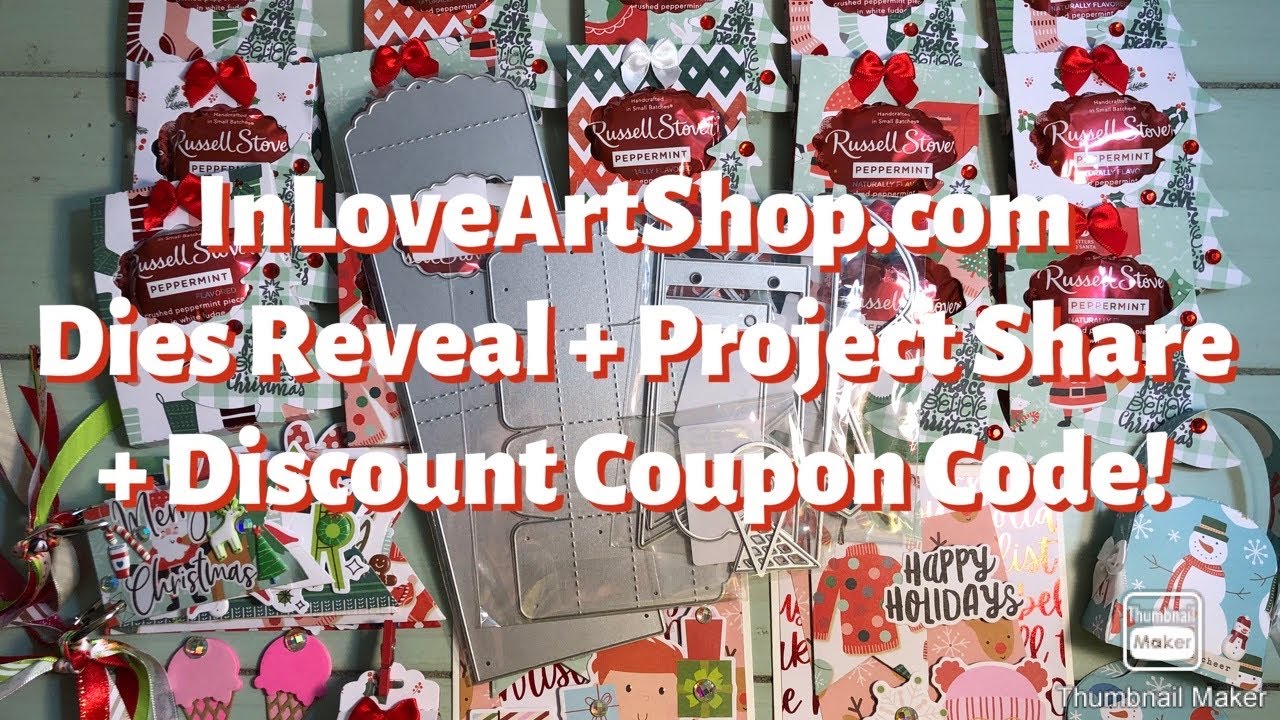InLoveArtShop.com Dies Reveal + Project Share + Discount Coupon Code!!