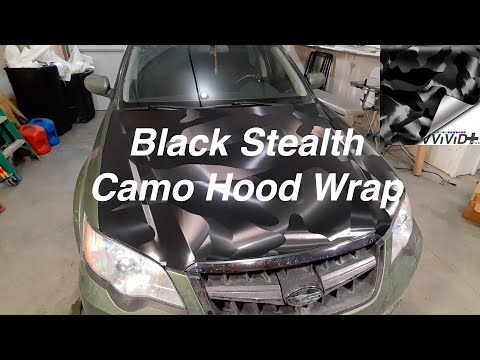 3m Black Camo Vinyl Wrap