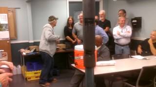 The most hilarious retirement speech ever!