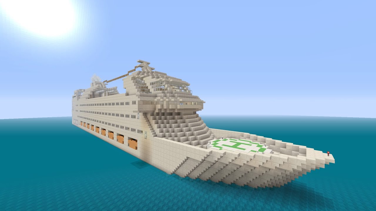 Minecraft 巨大建築 豪華客船 Youtube