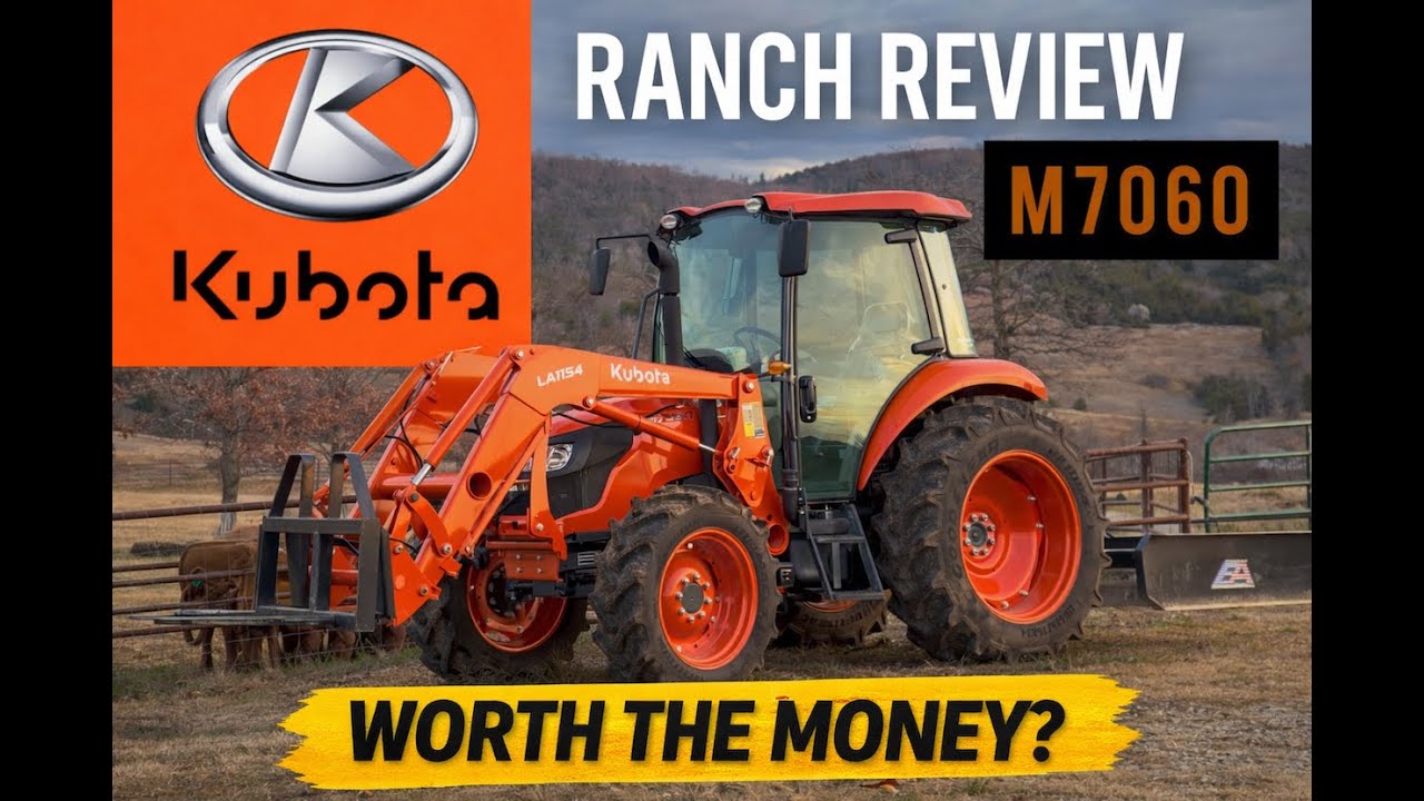 Обзор трактора Kubota M7060 — Идеальный ли это трактор для ранчо?