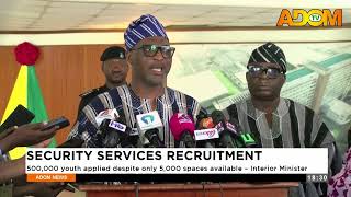 सुरक्षा सेवाएँ: गृह मंत्री के अनुसार, केवल 5,000 पद उपलब्ध होने के बावजूद 500,000 युवाओं ने आवेदन... screenshot 4