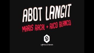 Maris Racal, Rico Blanco - Abot Langit (Lyrics)