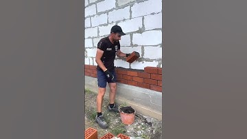 This is the Easy Way to Install Red Bricks #shorts