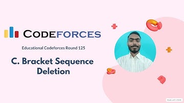 C. Bracket Sequence Deletion | Codeforces Educational Round 125 | Codeforces