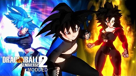 DBXV2 Modded Hair/Aura showcase