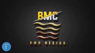 BMC Professional Logo Design in Pixellab screenshot 5