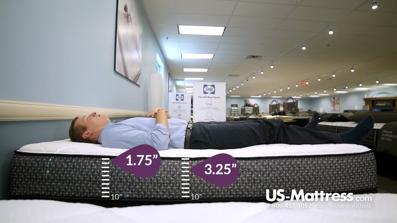 Sealy Posturepedic Response Essentials Seward IV Firm Mattress Comfort Depth Andrew