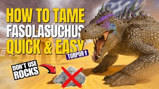 How to Tame Fasolasuchus in Ark Survival Ascended [Scorched Earth]