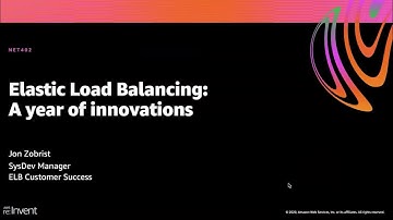 AWS re:Invent 2020: Elastic Load Balancing: A year of innovations