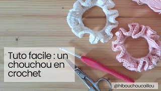 Tuto Crochet Un Chouchou En Crochet Joli Et Facile À Faire