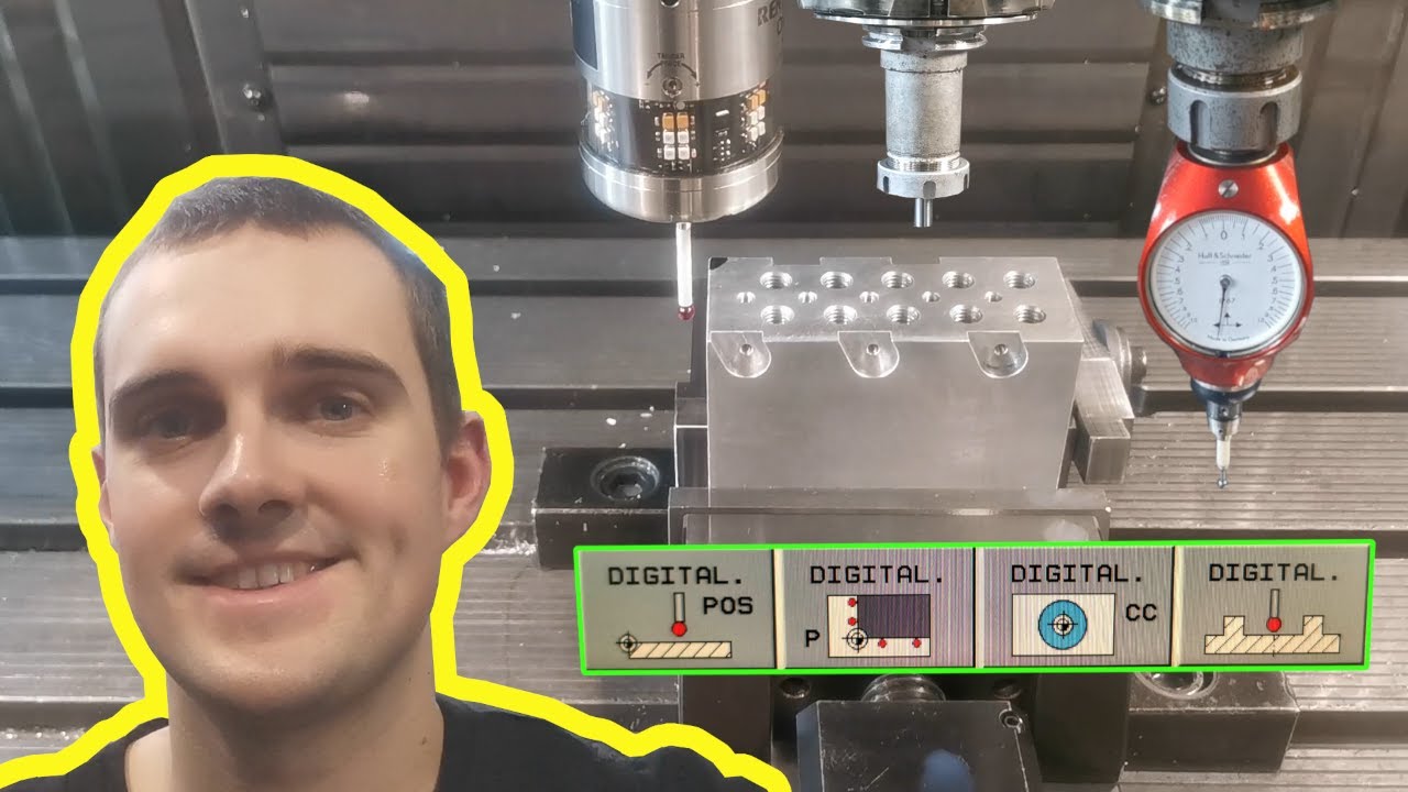 Jak ustawić punkt zerowy detalu na frezarce? Funkcje bazowania sondy TNC 530.