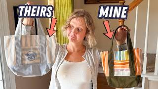 I sewed the viral Trader Joes Tote and Ill teach you how!