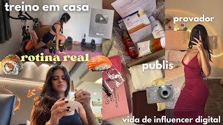 ROTINA de um DIGITAL INFLUENCER | edição, publi, japonês 🍣✨📷