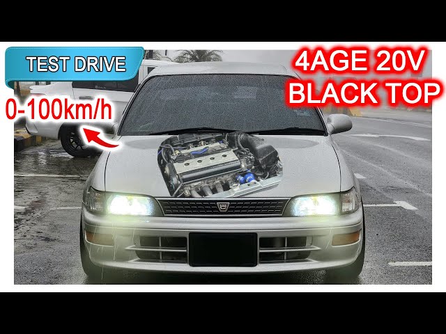 Part 1/2 | Toyota Corolla AE101 4A-GE 20V Black Top | Malaysia #POV [Test Drive] [CC Subtitle] class=