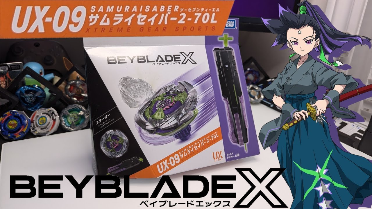 UX-09 SAMURAI SABER 2-70L UNBOXING! BEYBLADE X! - YouTube