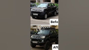 Maruti Suzuki S.presso before vs after modified 😈🔥