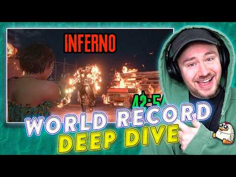 The Most Entertaining & Insane RE World Record || RE3 Remake Inferno - Bawkbasoup Reacts