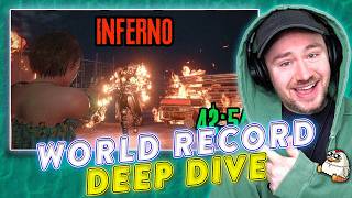 The Most Entertaining & Insane RE World Record || RE3 Remake Inferno - Bawkbasoup Reacts
