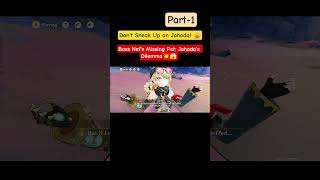 Jahoda's Ruff Day in Natlan .#GenshinImpact #Natlan #Jahoda #Aether#funny #shorts 💥💥😱😱