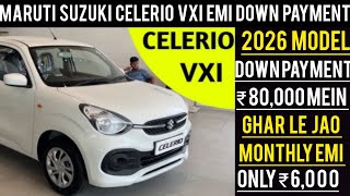 Maruti Suzuki Celerio Price| On Road Price | GST 2.0 | Low Down Payment | 2026 Finance Full Review