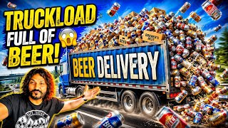 2nd Truck Load 🚛🍺 | Full of Beer, Short Miles, Big Money & Heavy Fog!